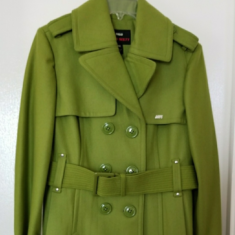 Green Wool Coat